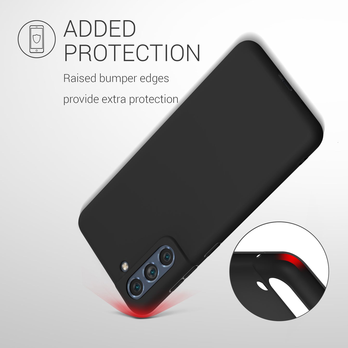 kwmobile Case for Samsung Galaxy S21 FE - Wireless Charging - Protective Cover