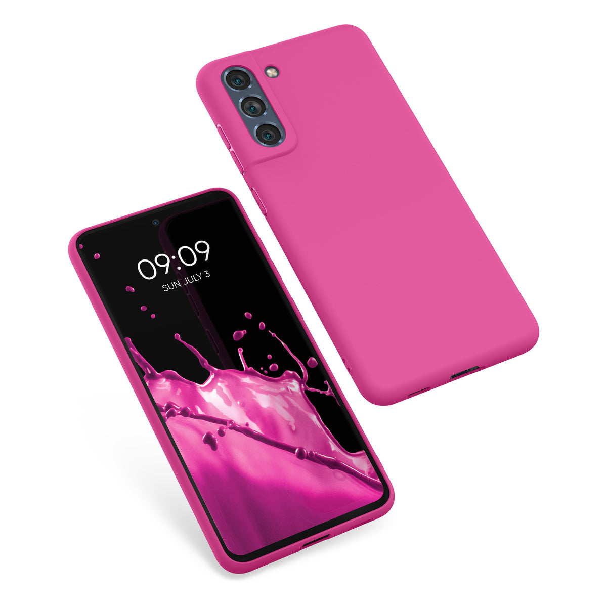 kwmobile Case for Samsung Galaxy S21 FE - Wireless Charging - Protective Cover