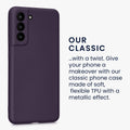 Samsung Galaxy S21 FE Phone Case Metallic Silicone