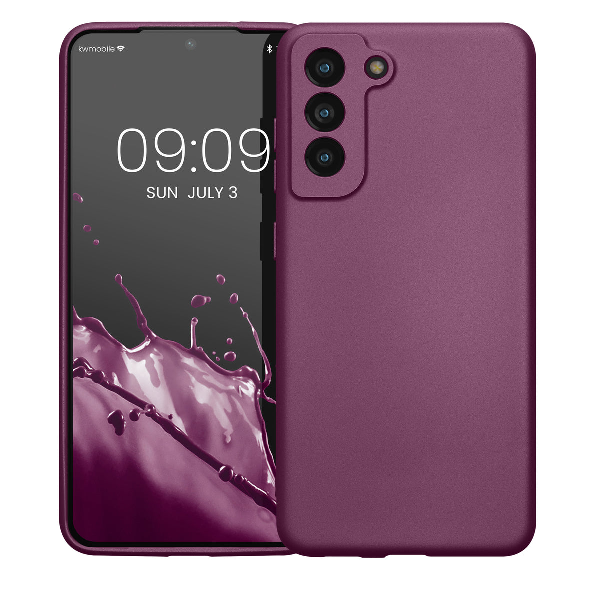 Samsung Galaxy S21 FE Phone Case Metallic Silicone