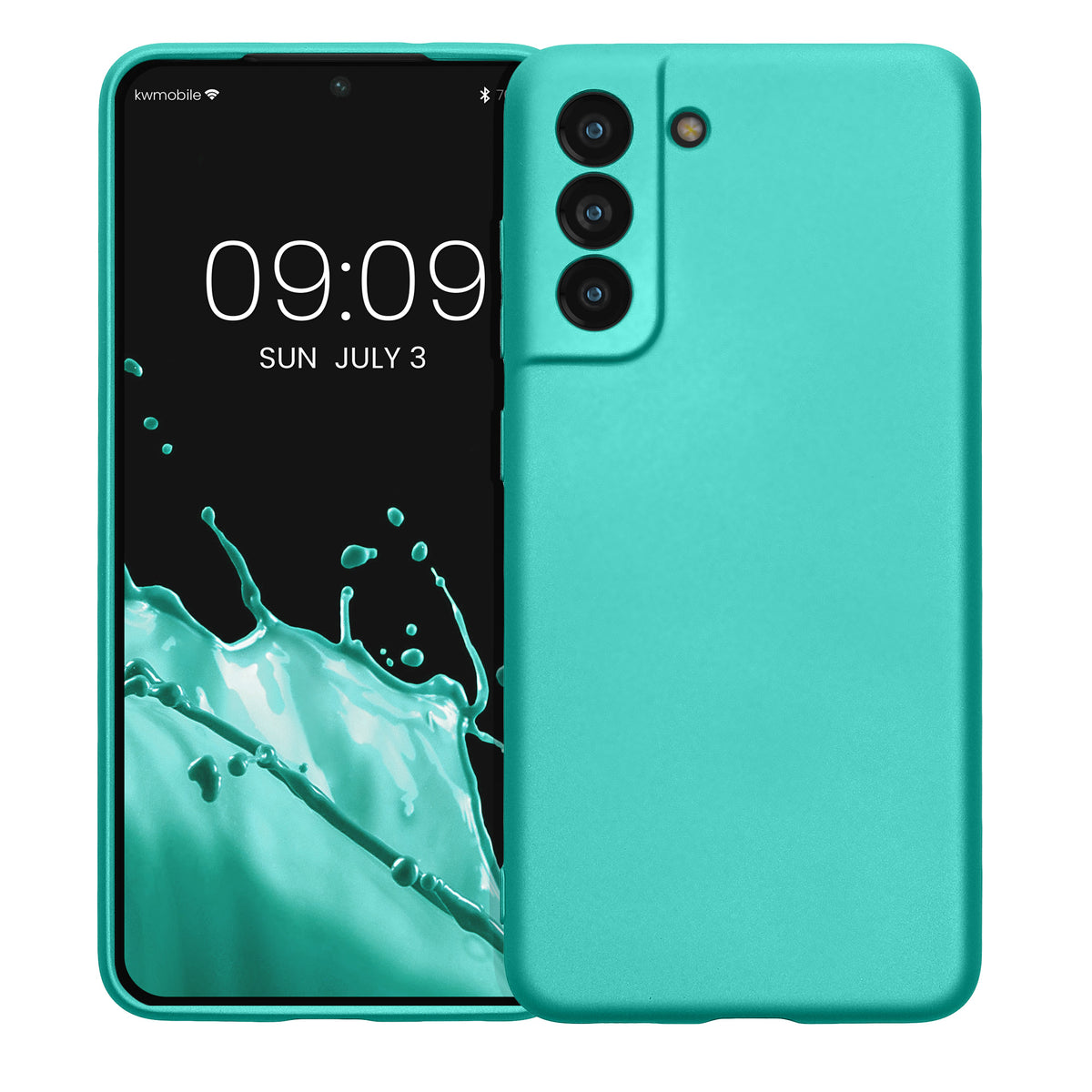 Samsung Galaxy S21 FE Phone Case Metallic Silicone