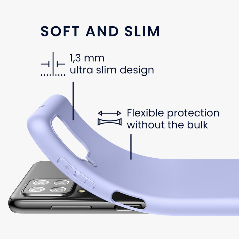 kwmobile Phone Case for Samsung Galaxy A22 4G - Wireless Charging - Protective Cover