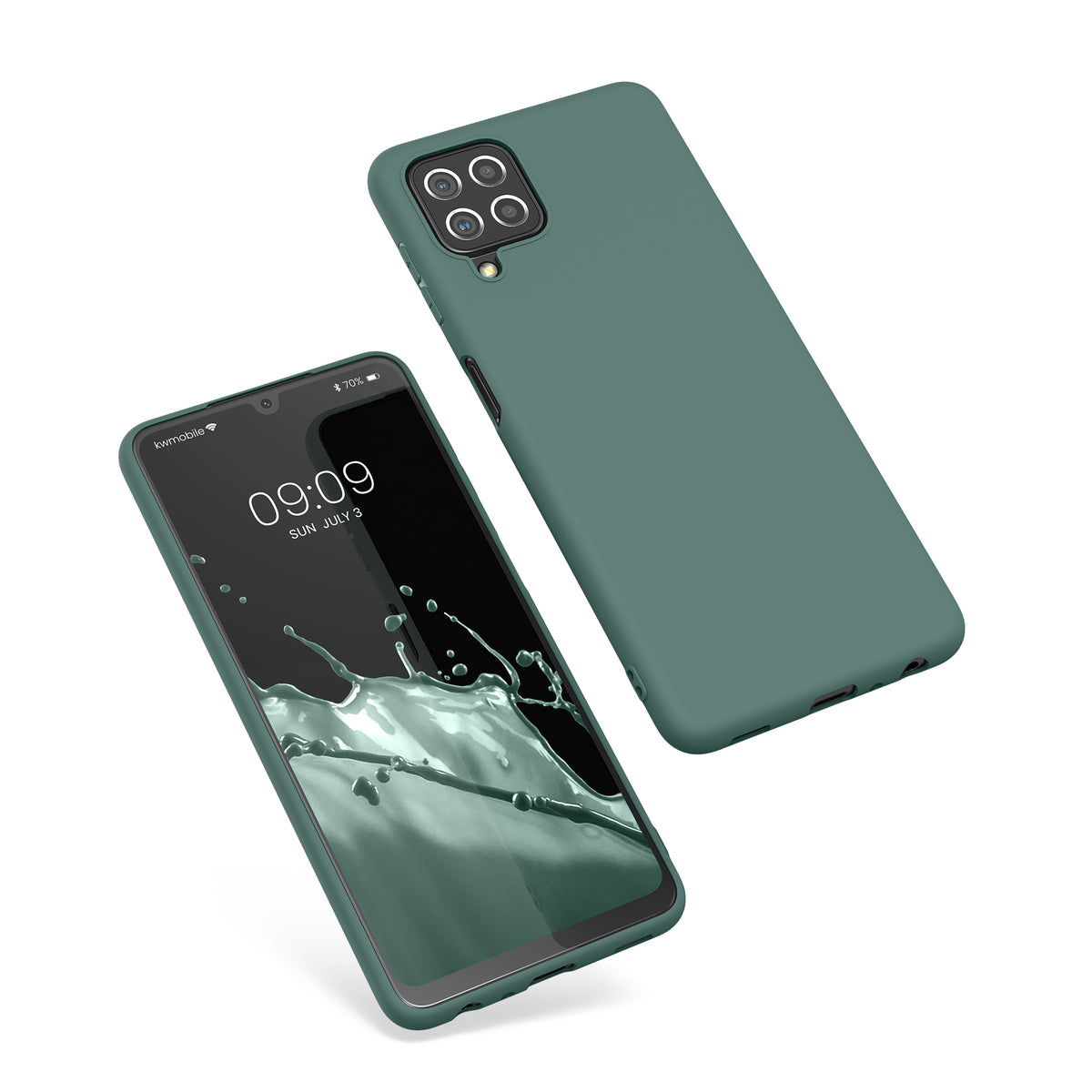 kwmobile Phone Case for Samsung Galaxy A22 4G - Wireless Charging - Protective Cover