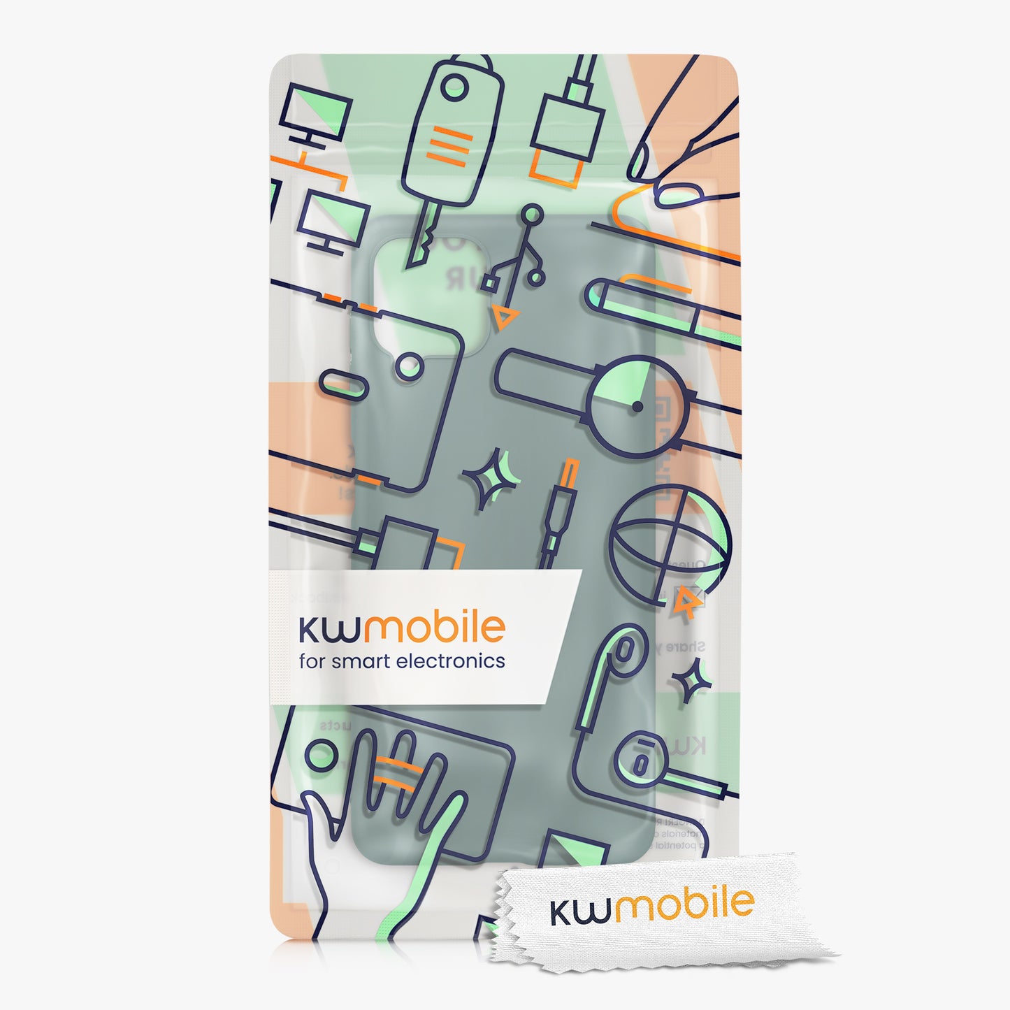 kwmobile Phone Case for Samsung Galaxy A22 4G - Wireless Charging - Protective Cover