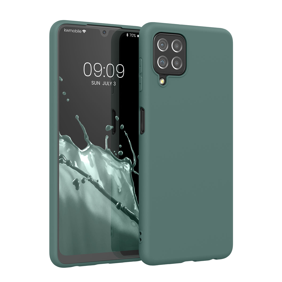 kwmobile Phone Case for Samsung Galaxy A22 4G - Wireless Charging - Protective Cover