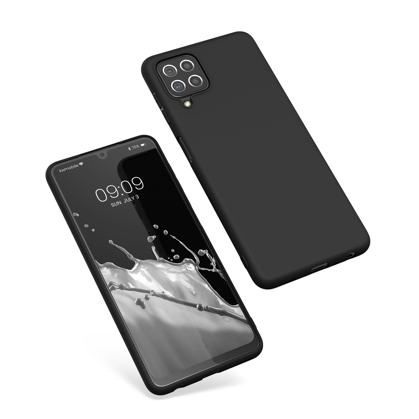 kwmobile Phone Case for Samsung Galaxy A22 4G - Wireless Charging - Protective Cover