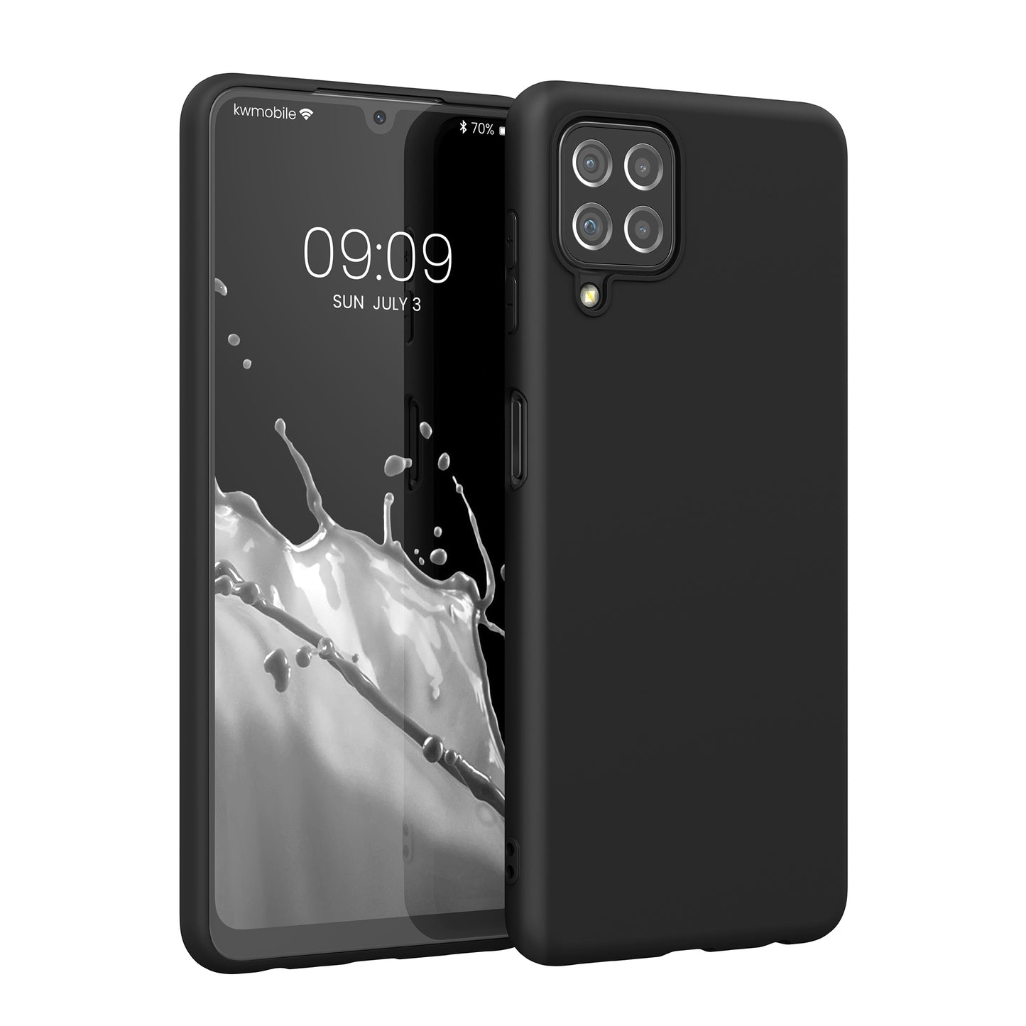 kwmobile Phone Case for Samsung Galaxy A22 4G - Wireless Charging - Protective Cover