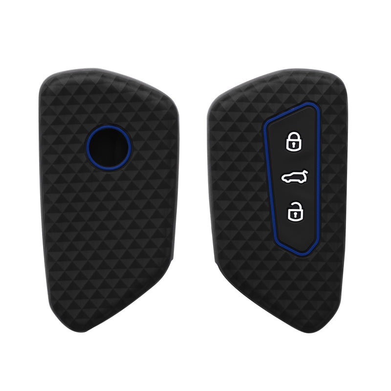 VW Golf 8 3-Button Car Key Cover Honeycomb