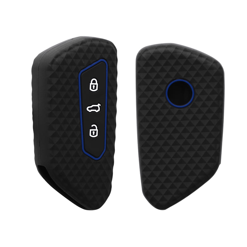 VW Golf 8 3-Button Car Key Cover Honeycomb