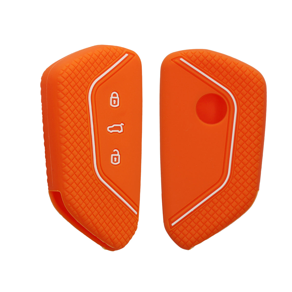 VW Golf 8 3-Button Car Key Cover Honeycomb