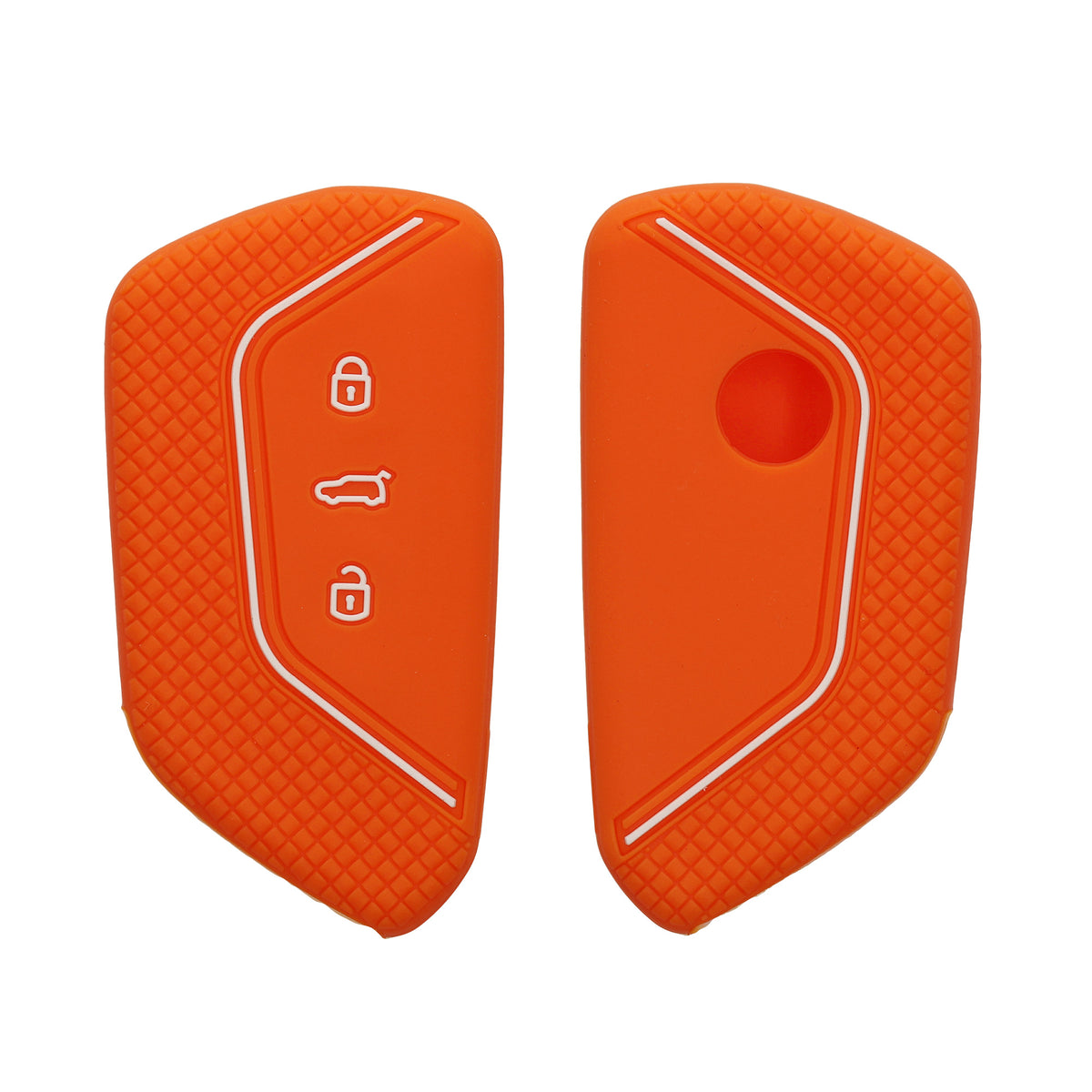 VW Golf 8 3-Button Car Key Cover Honeycomb