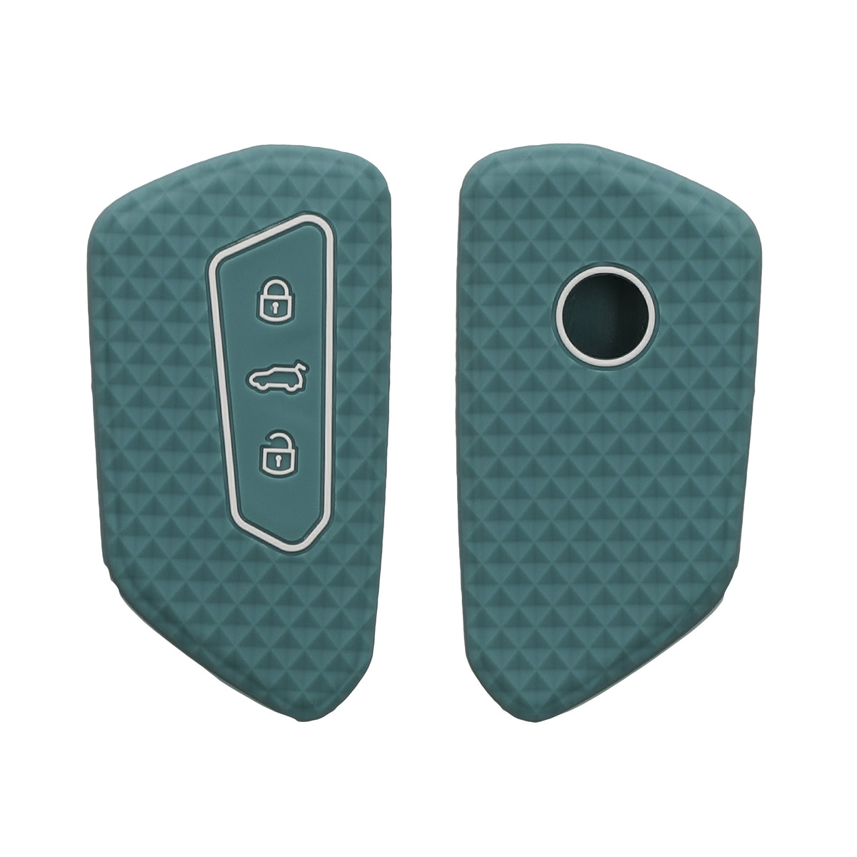 VW Golf 8 3-Button Car Key Cover Honeycomb