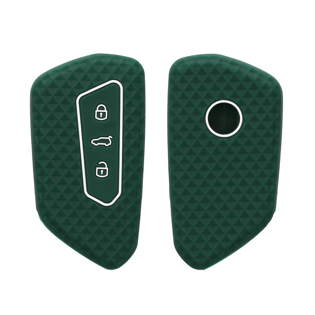 VW Golf 8 3-Button Car Key Cover Honeycomb