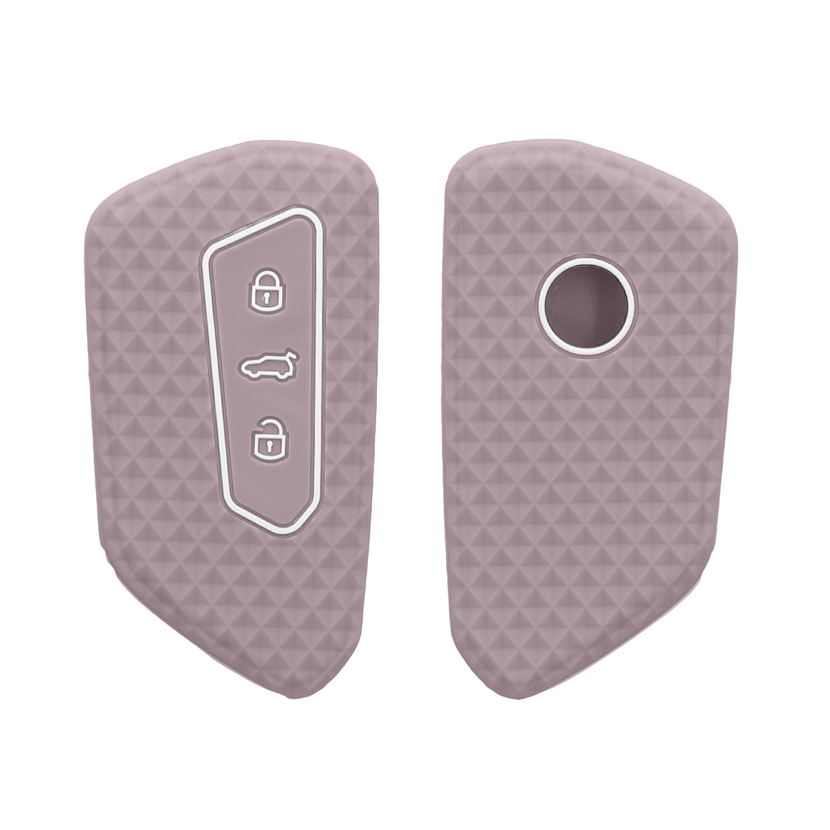 VW Golf 8 3-Button Car Key Cover Honeycomb