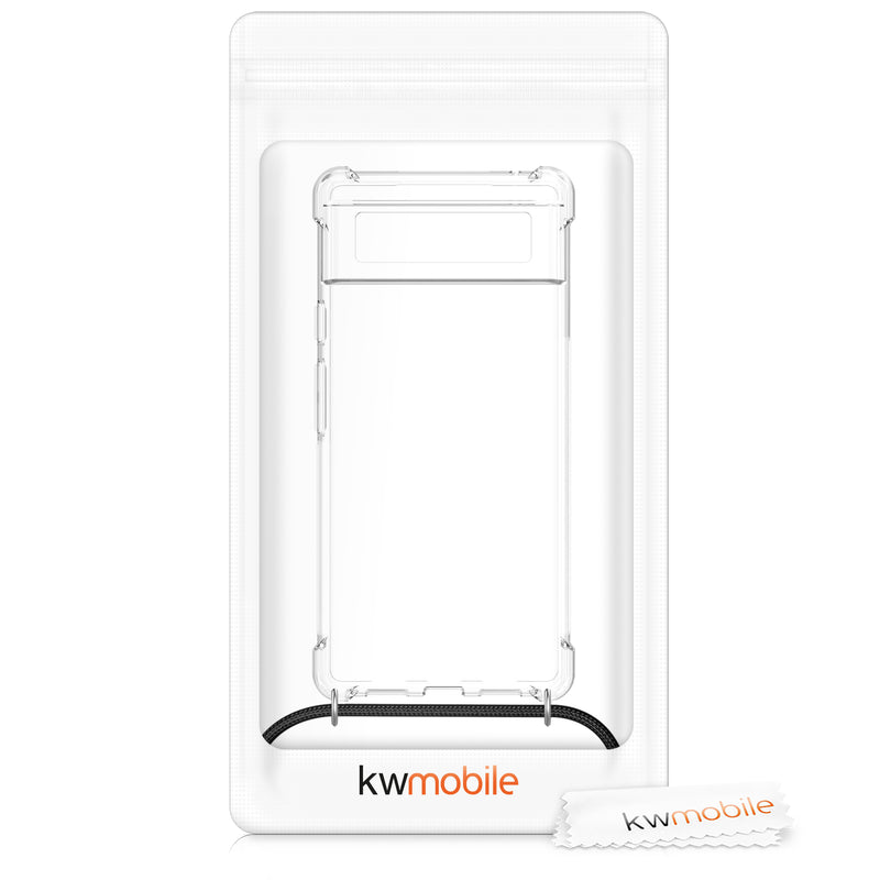 Google Pixel 6 Silicone Necklace Phone Case Clear