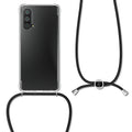 kwmobile Necklace Case compatible with OnePlus Nord CE 5G Cover Silicone Case with Lanyard Phone Case