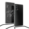 kwmobile Necklace Case compatible with OnePlus Nord CE 5G Cover Silicone Case with Lanyard Phone Case