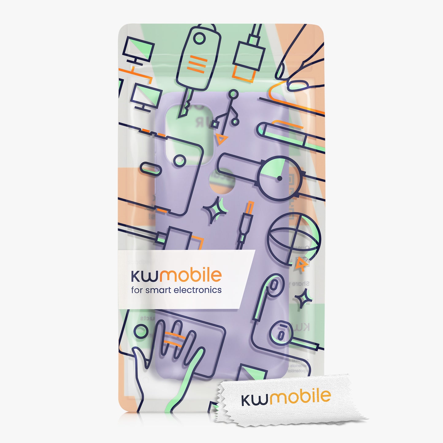 kwmobile Handyhülle für Motorola Moto G Stylus 5G Hülle - Kabelloses Laden - Schutzhülle Cover - Hüllen