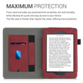 Flip Case with Hand Strap for Amazon Kindle Paperwhite Faux Leather