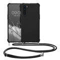 kwmobile Necklace Case Compatible with OnePlus Nord Cover - Case with Lanyard - Silicone Protective Cover