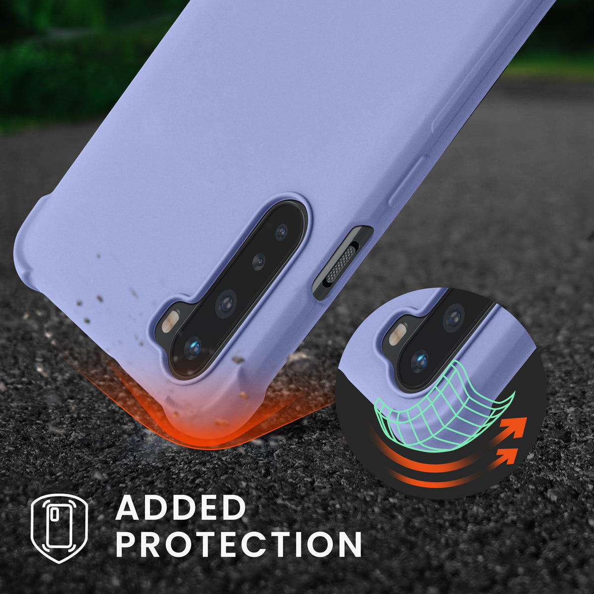 kwmobile Necklace Case Compatible with OnePlus Nord Cover - Case with Lanyard - Silicone Protective Cover