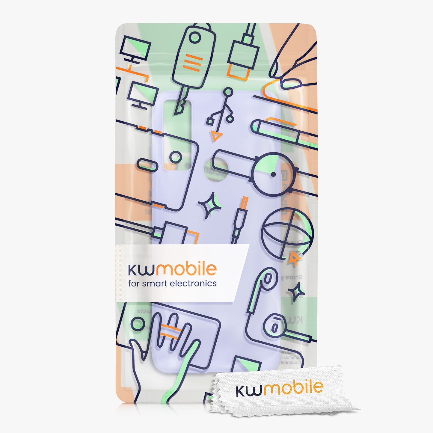 kwmobile Case for TCL 20 SE - Wireless Charging - Protective Cover