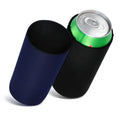 kwmobile 2x 500ml Can Dosenkühler - für Bierdosen und andere Getränkedosen - 7 x 14 cm - Schwarz Dunkelblau Schwarz  [dsg01]