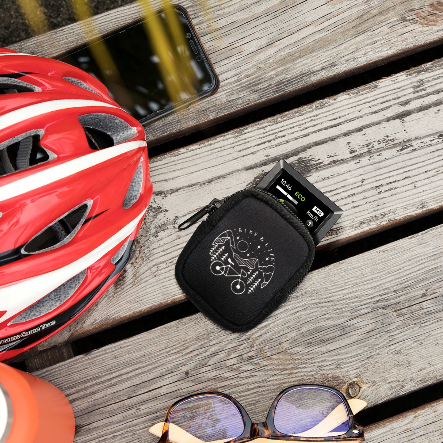 kwmobile Bag compatible with Bosch Kiox / Kiox 300 - Bike GPS Cover