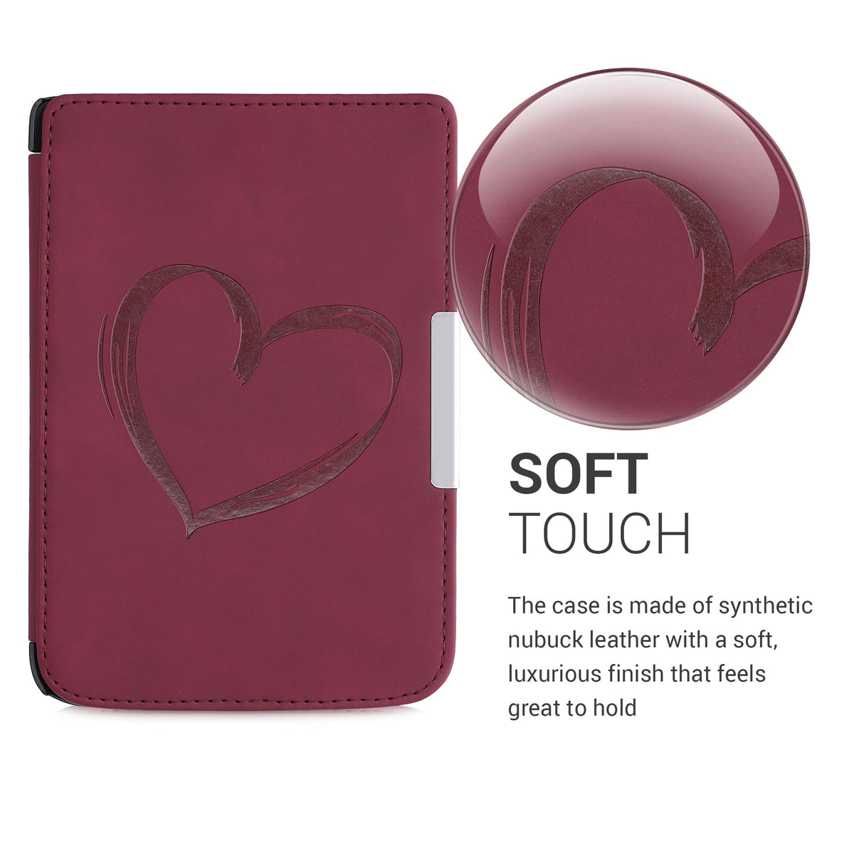 eReader Case for Pocketbook Touch Lux 3/Basic Lux/Basic Touch 2 with Auto Sleep