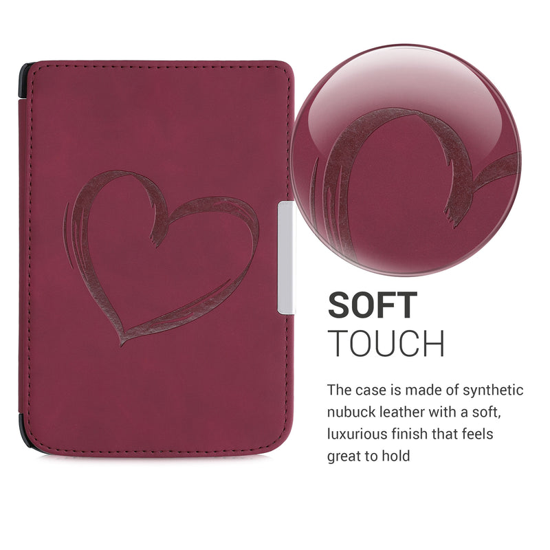 eReader Case for Pocketbook Touch Lux 3/Basic Lux/Basic Touch 2 with Auto Sleep