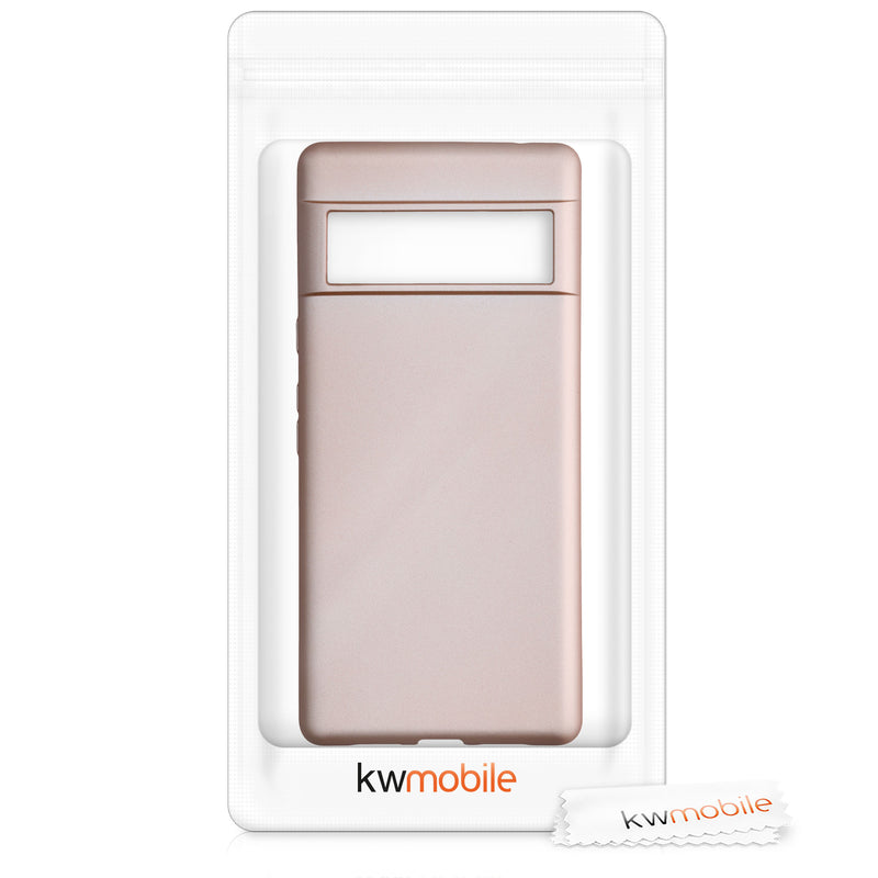 kwmobile Phone Case for Google Pixel 6 Pro - Shimmering Silicone Case - Protective Cover