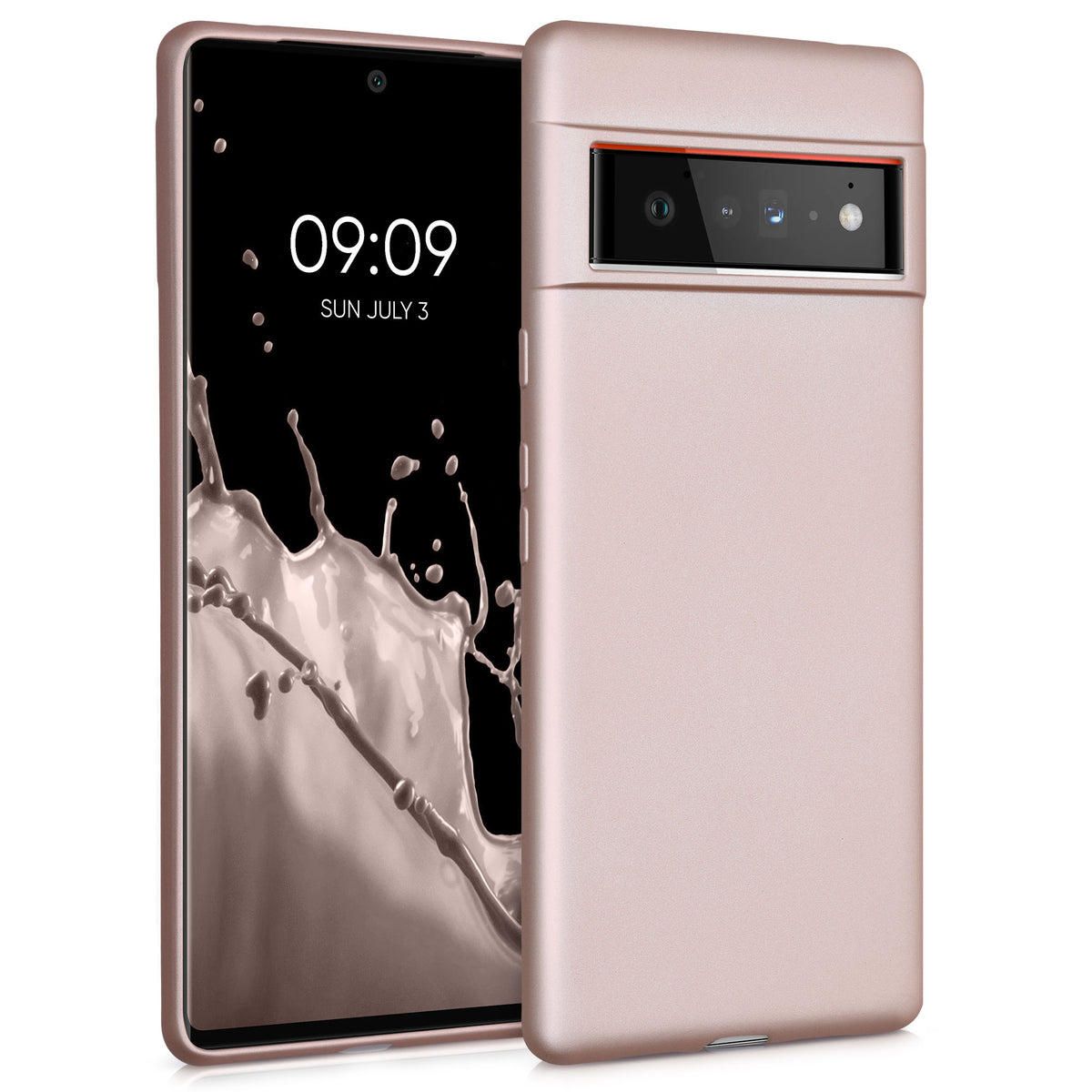 kwmobile Phone Case for Google Pixel 6 Pro - Shimmering Silicone Case - Protective Cover