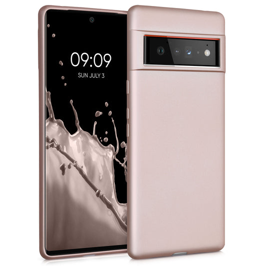 kwmobile Phone Case for Google Pixel 6 Pro - Shimmering Silicone Case - Protective Cover