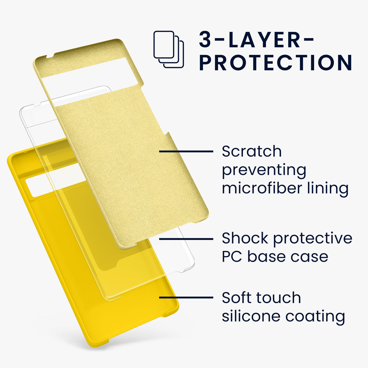 Google Pixel 6 Pro Silicone Phone Case Matte