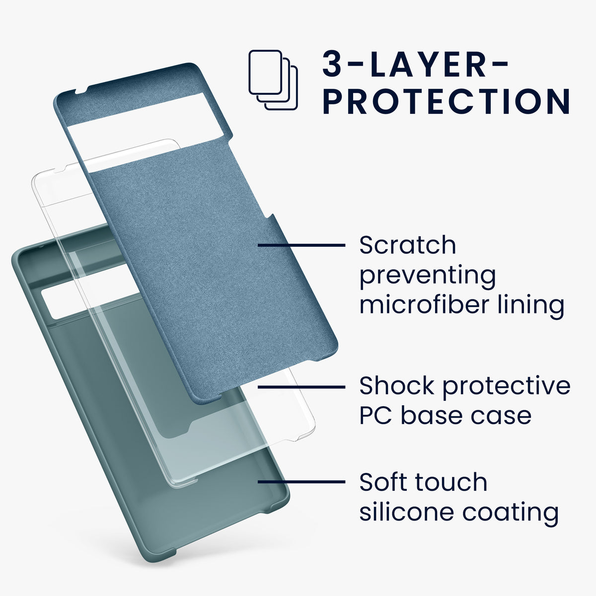 Google Pixel 6 Pro Silicone Phone Case Matte