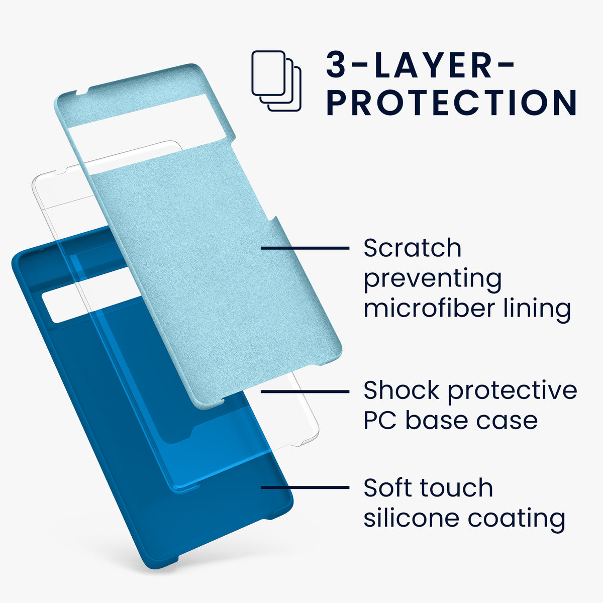 Google Pixel 6 Pro Silicone Phone Case Matte