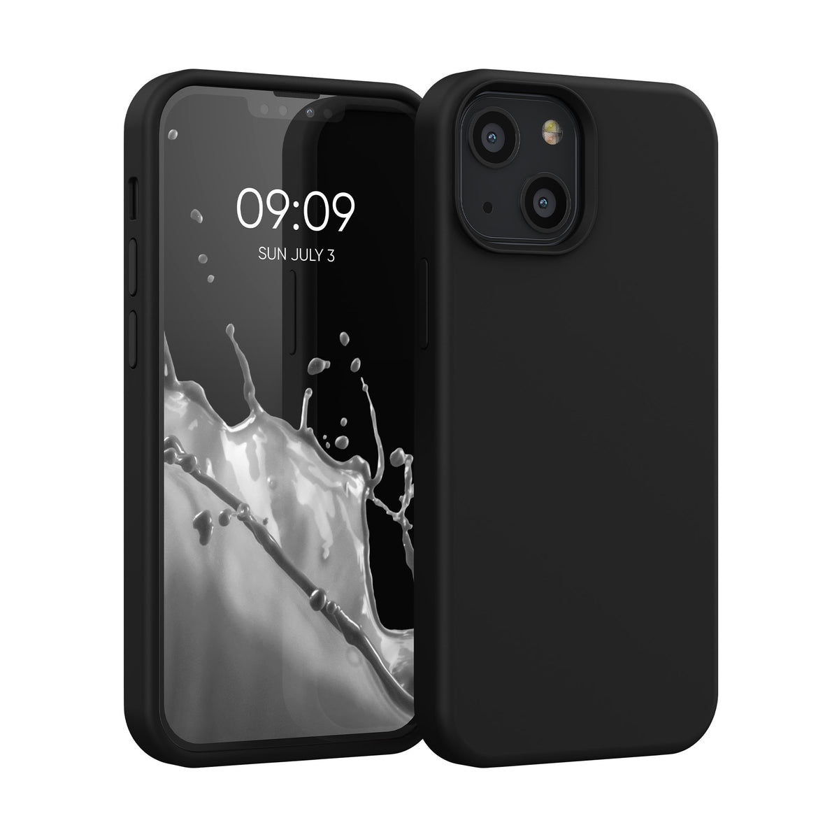 kwmobile Phone Case for iPhone 13 mini Case, for iPhone 13 mini Cover - Silicone Case - Wireless Charging