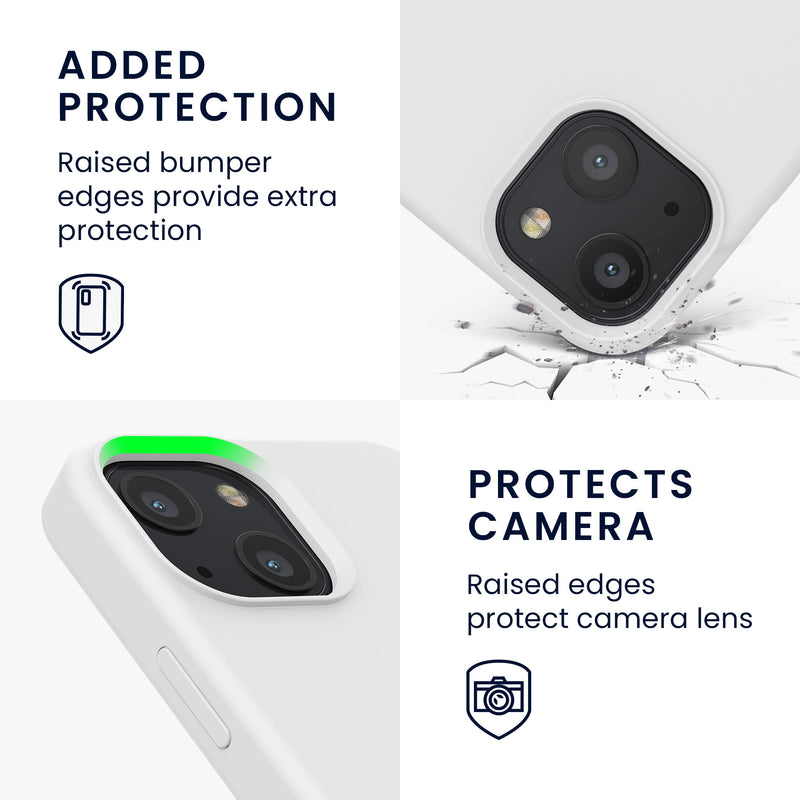 kwmobile Phone Case for iPhone 13 mini Case, for iPhone 13 mini Cover - Silicone Case - Wireless Charging