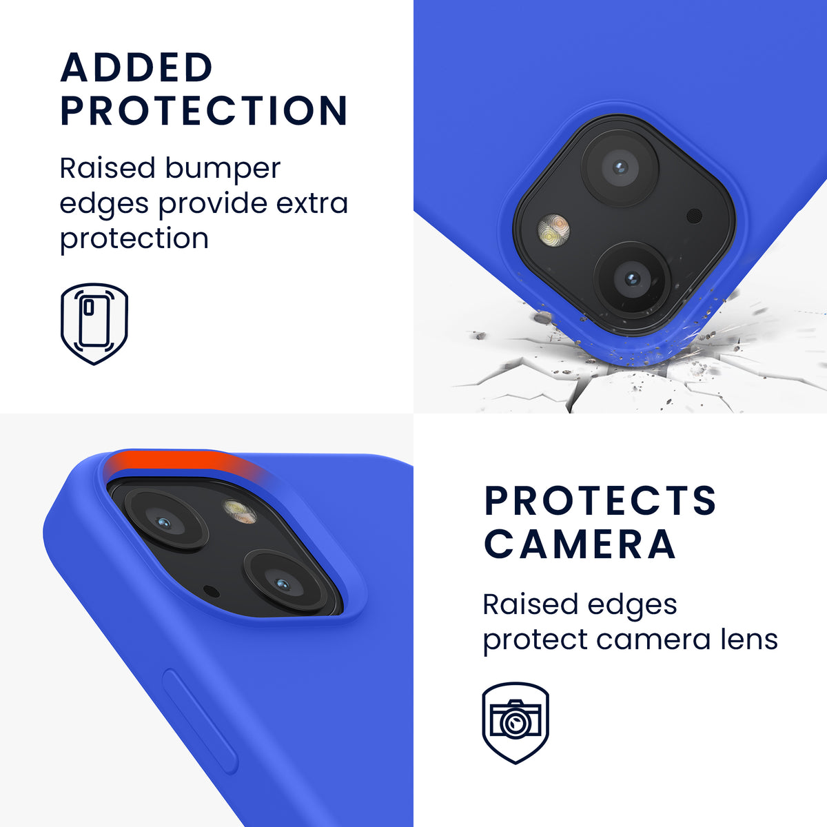 kwmobile Phone Case for iPhone 13 mini Case, for iPhone 13 mini Cover - Silicone Case - Wireless Charging