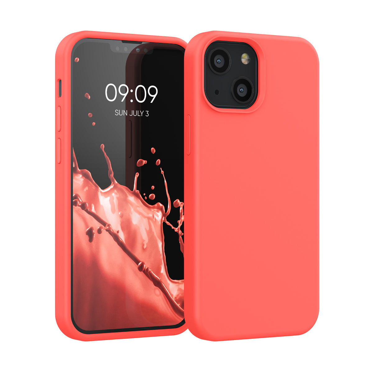 kwmobile Phone Case for iPhone 13 mini Case, for iPhone 13 mini Cover - Silicone Case - Wireless Charging