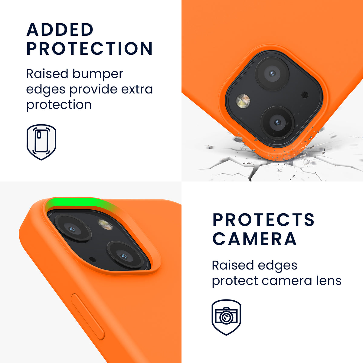 kwmobile Phone Case for iPhone 13 mini Case, for iPhone 13 mini Cover - Silicone Case - Wireless Charging