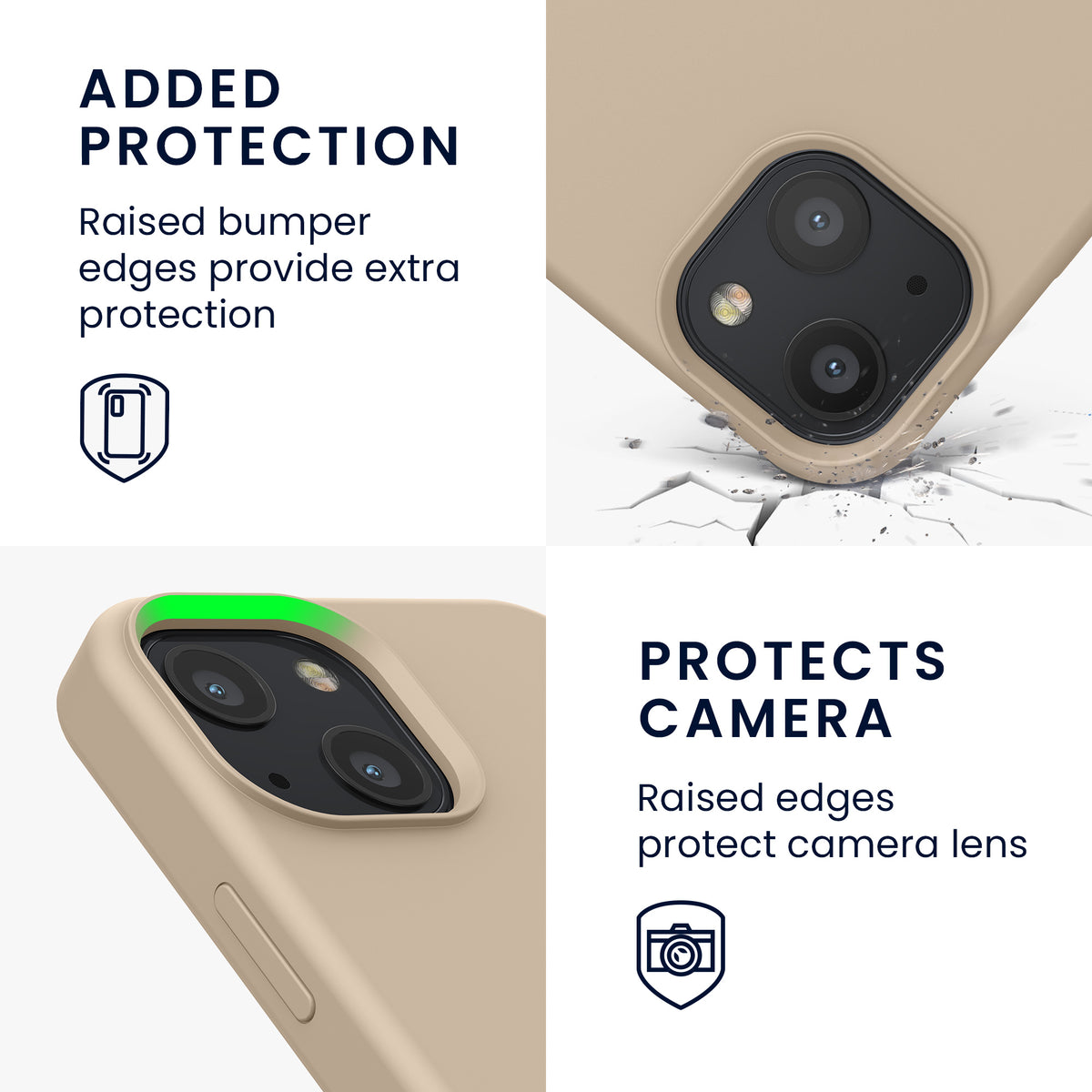 kwmobile Phone Case for iPhone 13 mini Case, for iPhone 13 mini Cover - Silicone Case - Wireless Charging