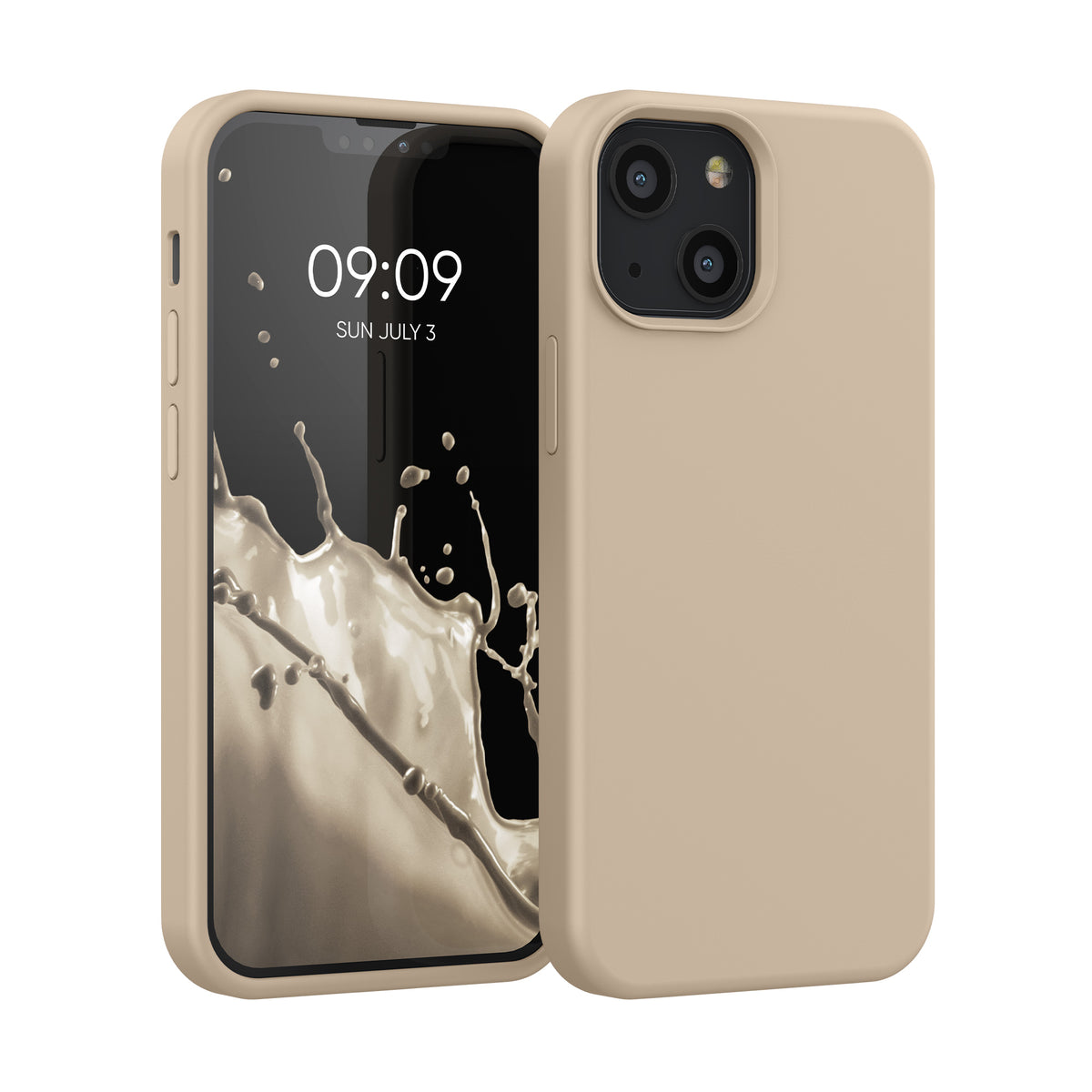 kwmobile Phone Case for iPhone 13 mini Case, for iPhone 13 mini Cover - Silicone Case - Wireless Charging