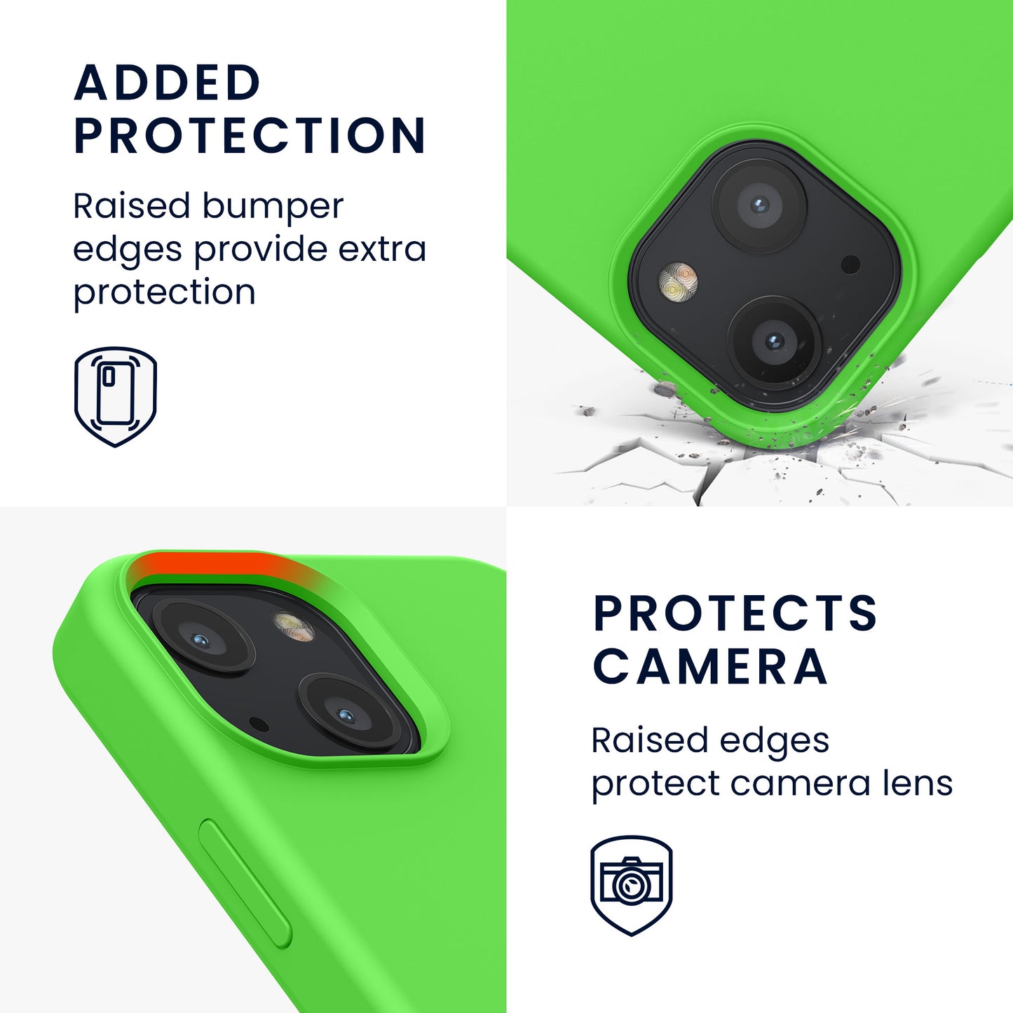 kwmobile Phone Case for iPhone 13 mini Case, for iPhone 13 mini Cover - Silicone Case - Wireless Charging