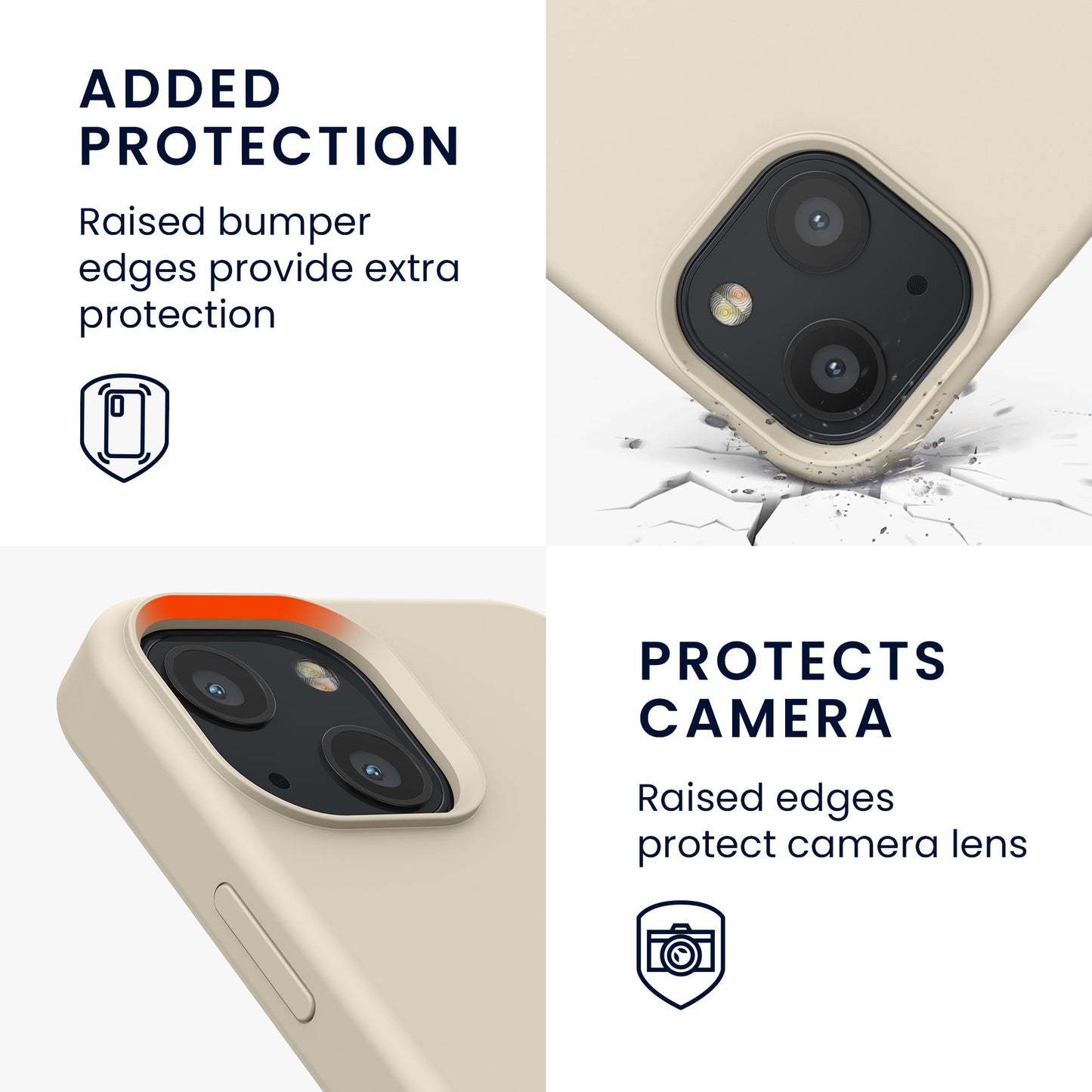 kwmobile Phone Case for iPhone 13 mini Case, for iPhone 13 mini Cover - Silicone Case - Wireless Charging