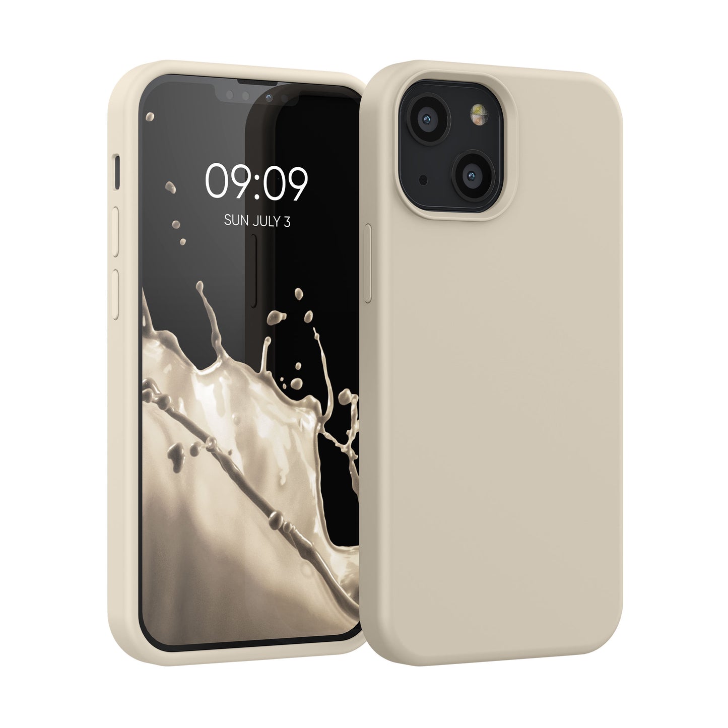 kwmobile Phone Case for iPhone 13 mini Case, for iPhone 13 mini Cover - Silicone Case - Wireless Charging