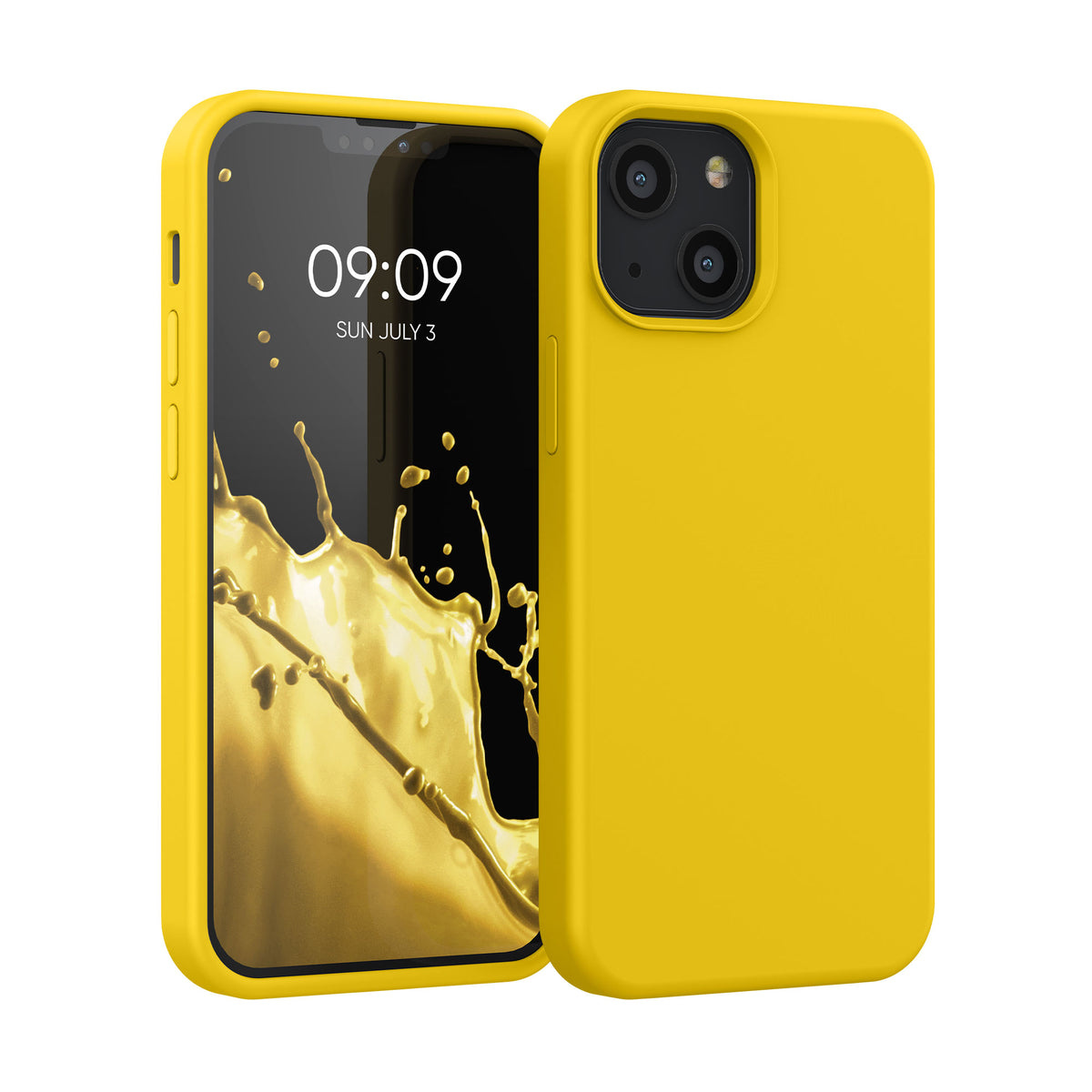 kwmobile Phone Case for iPhone 13 mini Case, for iPhone 13 mini Cover - Silicone Case - Wireless Charging