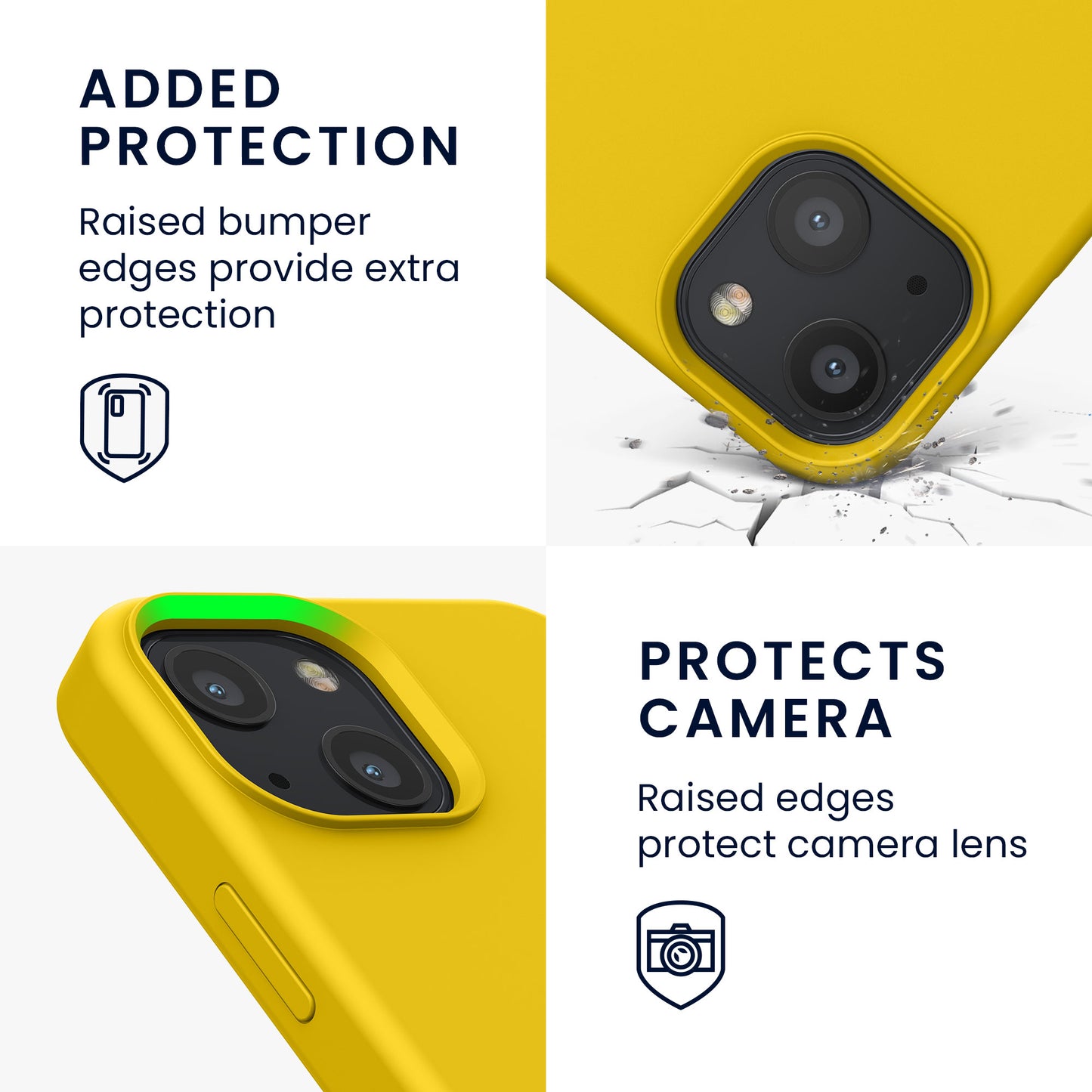 kwmobile Phone Case for iPhone 13 mini Case, for iPhone 13 mini Cover - Silicone Case - Wireless Charging