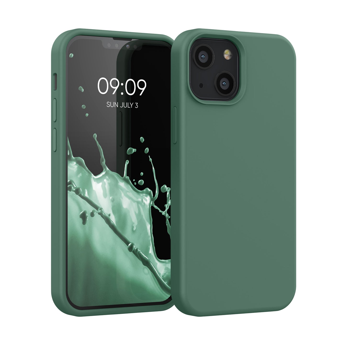 kwmobile Phone Case for iPhone 13 mini Case, for iPhone 13 mini Cover - Silicone Case - Wireless Charging