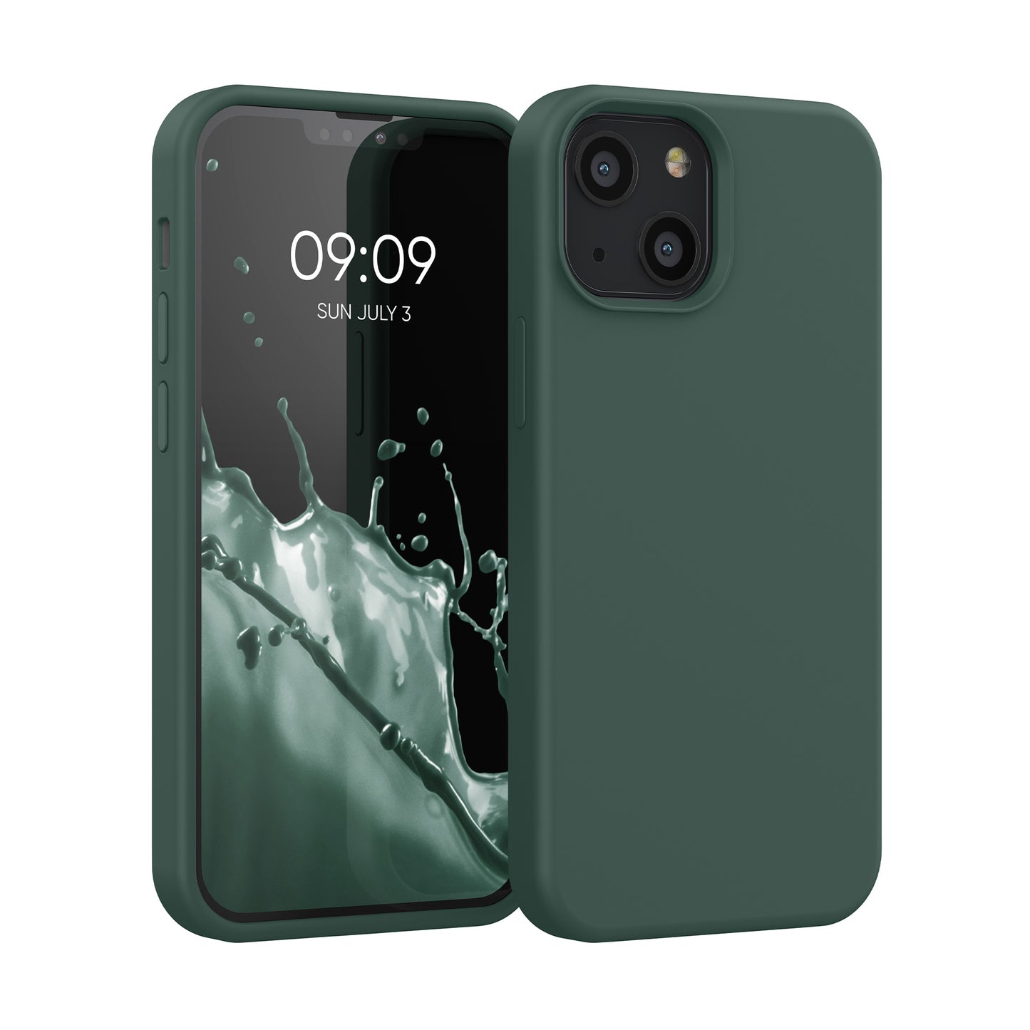 kwmobile Phone Case for iPhone 13 mini Case, for iPhone 13 mini Cover - Silicone Case - Wireless Charging